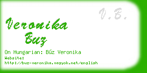veronika buz business card