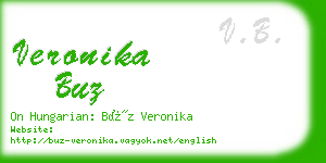 veronika buz business card